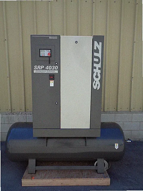 2019 Schulz SRP 4030 30 hp rotary screw air compressor w/ 120 gallon tank