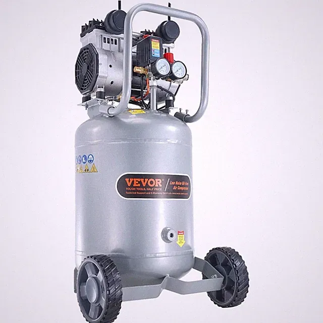 2HP, 4.6 SCFM@90PSI, Oil-Free Tank, 66dB Quiet Operation, Ideal for Tire Infl...