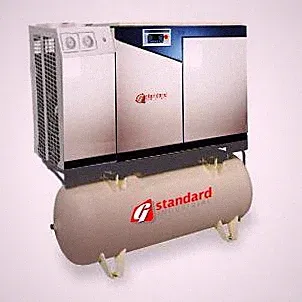 30HP Rotary Screw Air Compressor AIR END 30 hp Dryer Tank Mounted 240 Gallon