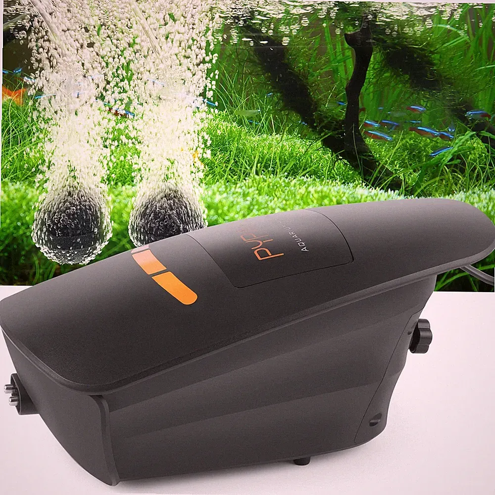 400GPH Aquarium Air Pump, Large Air Volume Aquarium Air Compressor, Silent Fi...