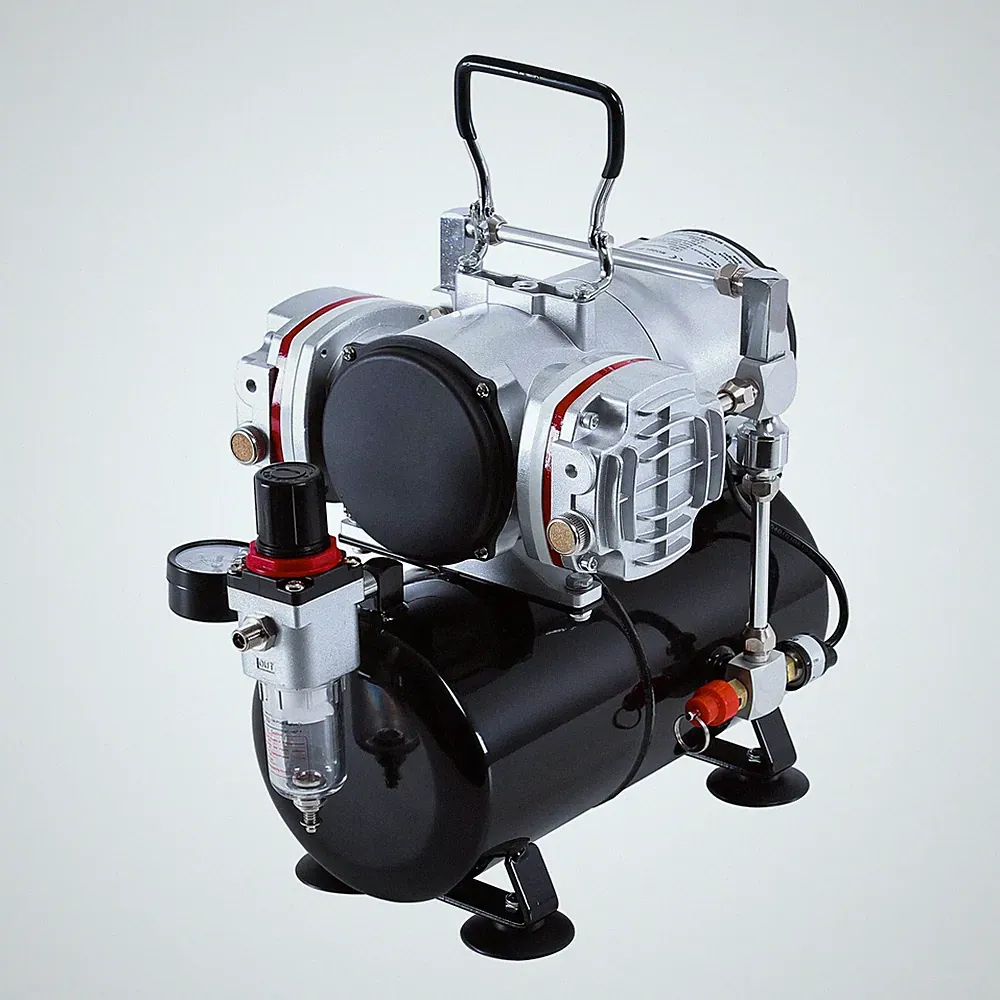 PRO Powerful Twin Cylinder Piston AIRBRUSH AIR COMPRESSOR w/ TANK Hobby T Shirt
