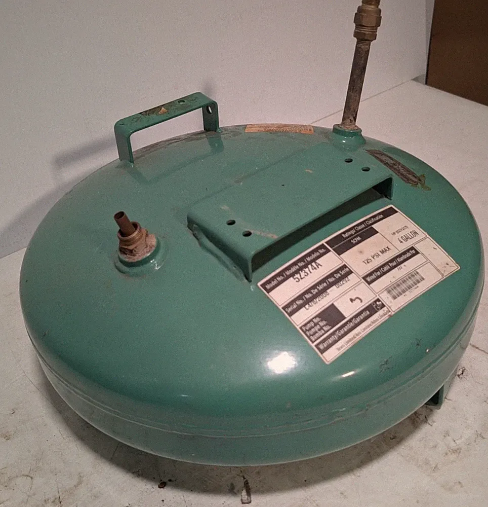 Speedaire 5Z374A Pancake Air Compressor Tank, Green 4 Gallon 125 PSI
